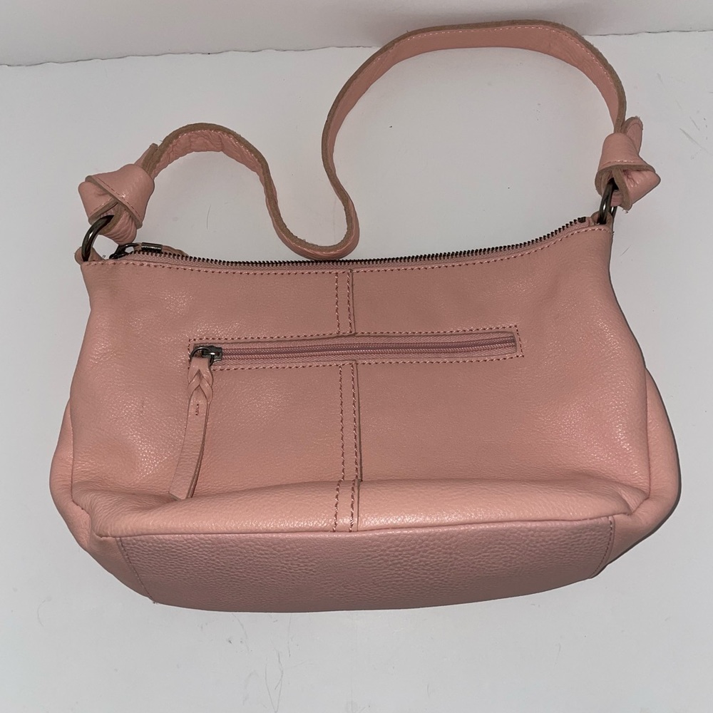 The SAK Leather Handbag Shoulder Bag Purse Pink - Picture 4 of 7